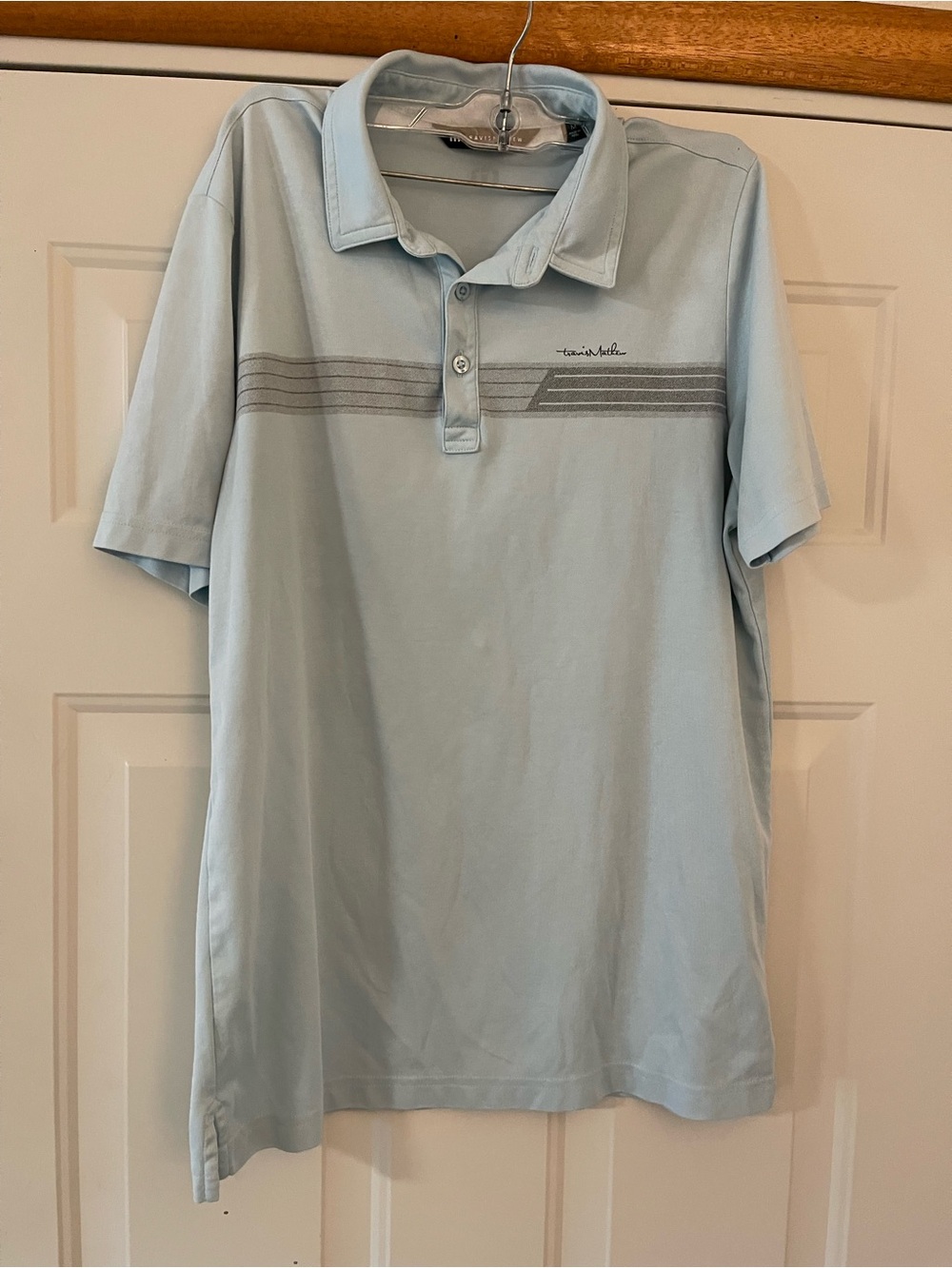 Travis Mathew  Mens Medium (M) Polo shirt Golf Blue